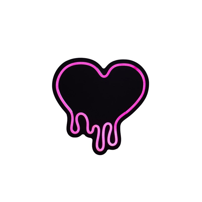 Miroir led mood heart