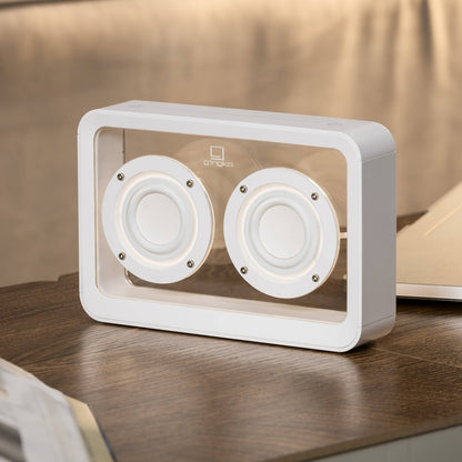 Enceinte MAGE transparent blanc